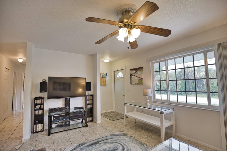House, 3 Bedrooms, Private Pool (Vacation Home) | Living area | Flat-screen TV, DVD player