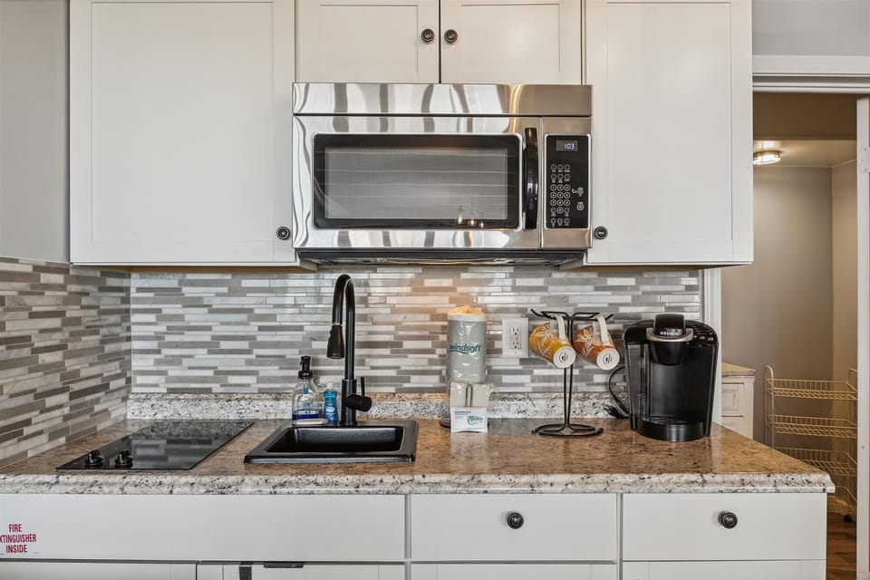 Kitchen with Keurig Coffee Maker