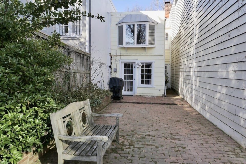 Backyard patio, furniture to follow