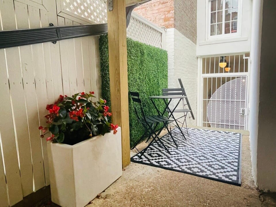 Shared patio area included!