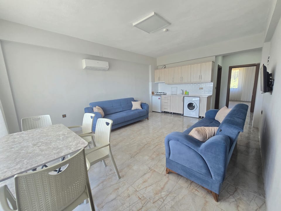 Family Apartment, 1 Bedroom, Non Smoking, Sea View | Premium bedding, desk, laptop workspace, soundproofing