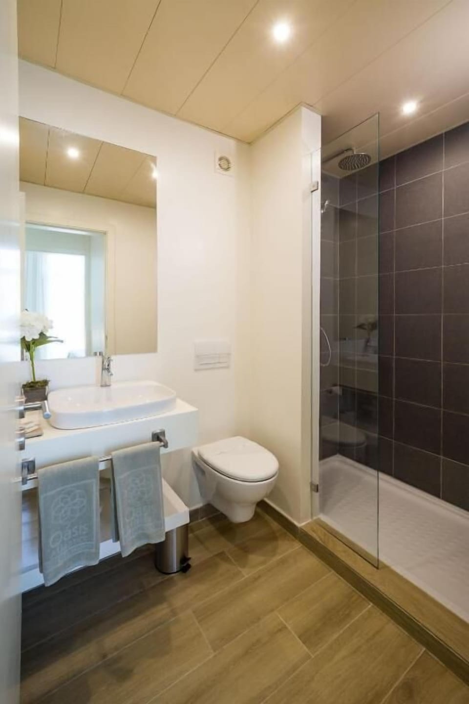 Family Double or Twin Room, Bay View | Bathroom | Shower, rainfall showerhead, towels