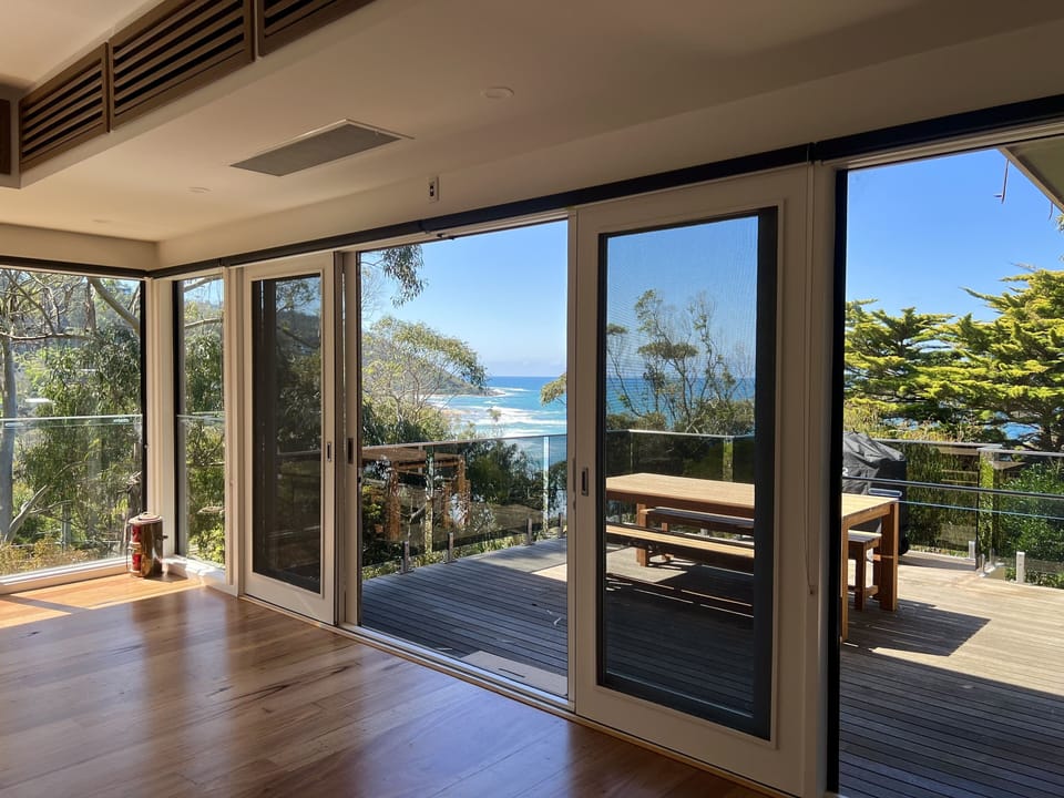 Lounge overlooking deck