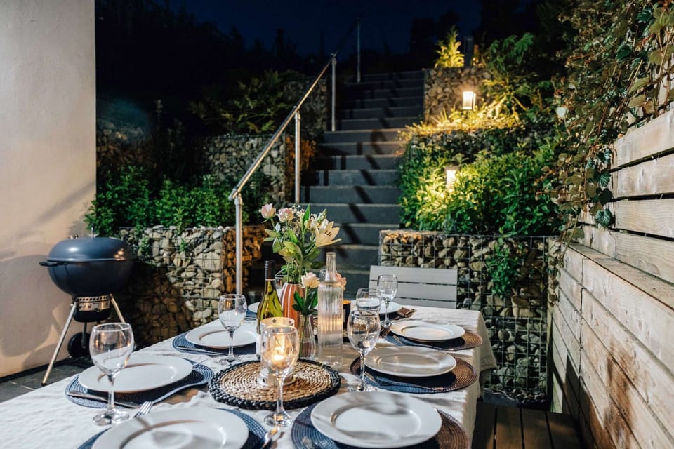 Outdoor dining area