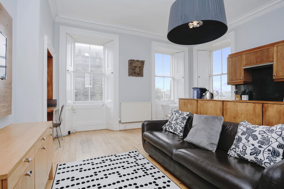 Apartment, 2 Bedrooms, City View | Living area | TV