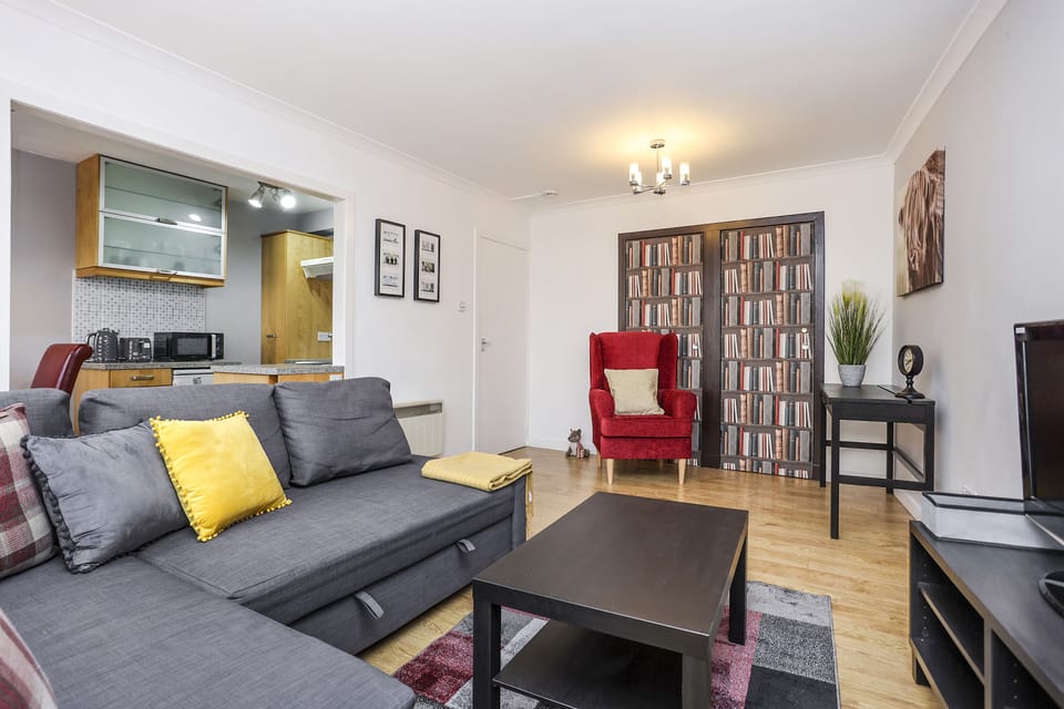 Apartment, 1 Bedroom | Living area | TV
