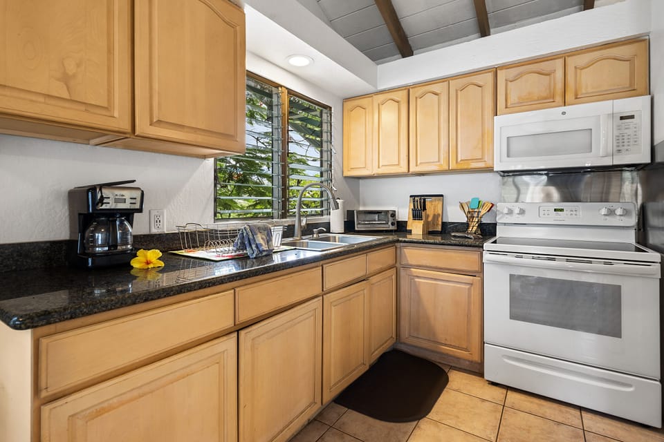 Prepare a traditional Hawaiian meal in the Full Kitchen