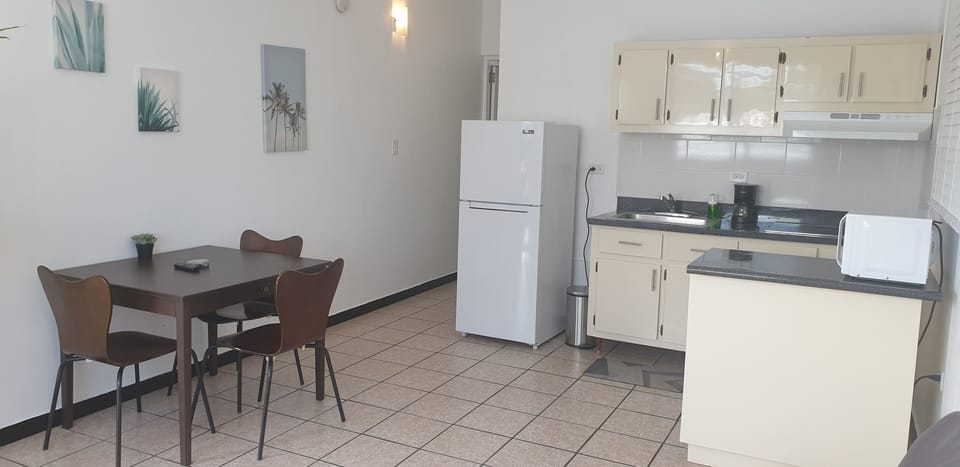 Kitchen and dining table