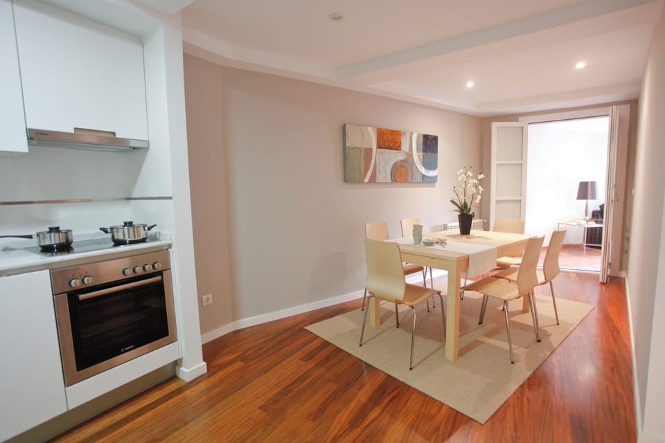 Apartment, 2 Bedrooms (Galo - Private Garden) | Private kitchen | Full-size fridge, microwave, oven, dishwasher