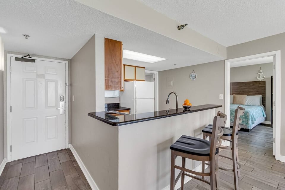 Stylish and modern kitchen that has all the basics