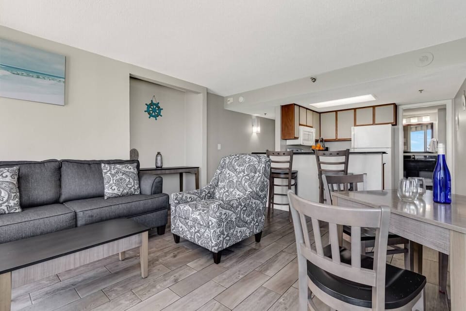 Get comfy in the living room while enjoying the oceanview
