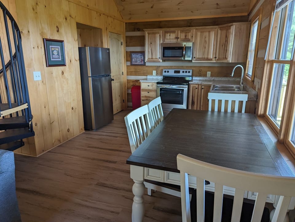 Kitchen and dining area
