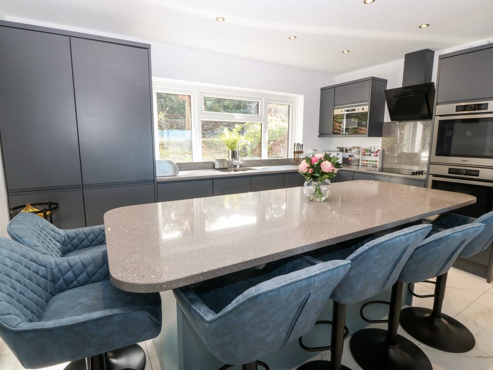 Fridge, dishwasher, electric kettle, toaster