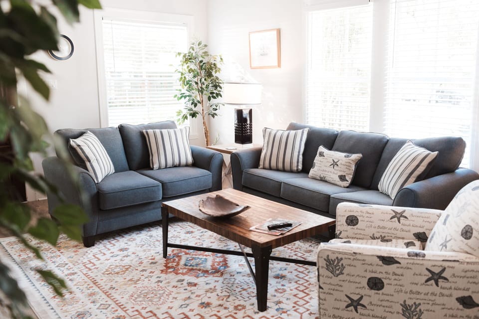 Living Room with Sofa Sleeper