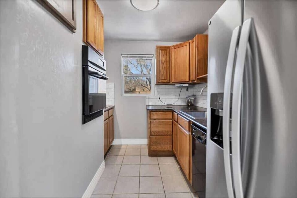 We have a complete kitchenware. We also have a refrigerator, microwave, stove, oven, and many other items and appliances!