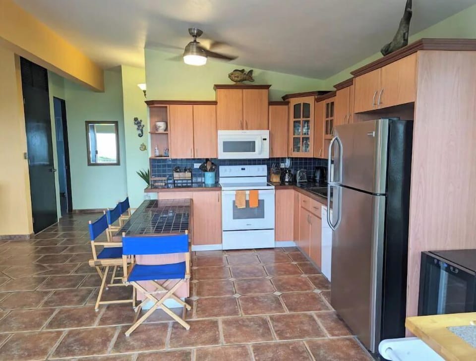 Fully stocked kitchen