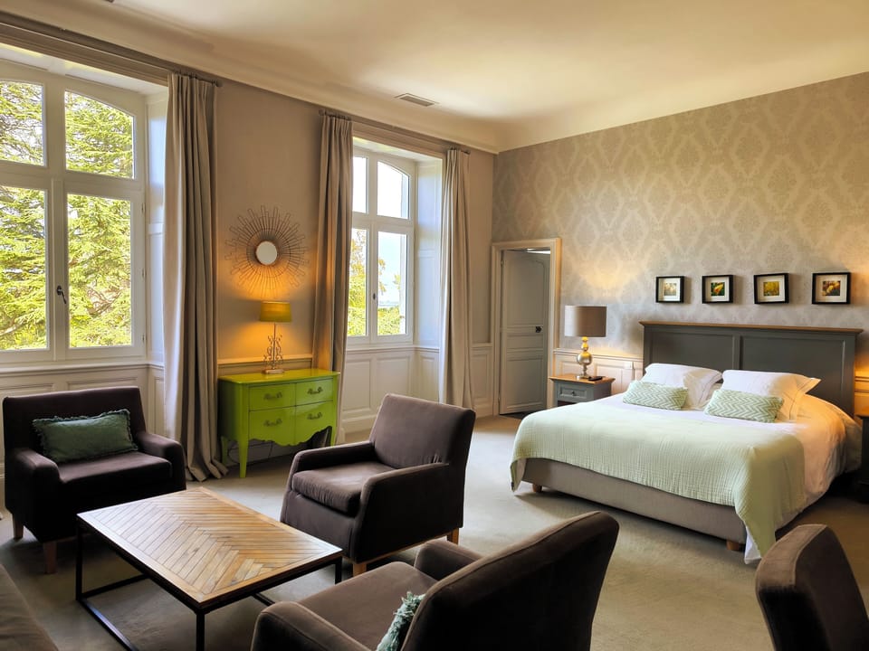 Deluxe Triple Room, Garden View | Premium bedding, in-room safe, individually decorated