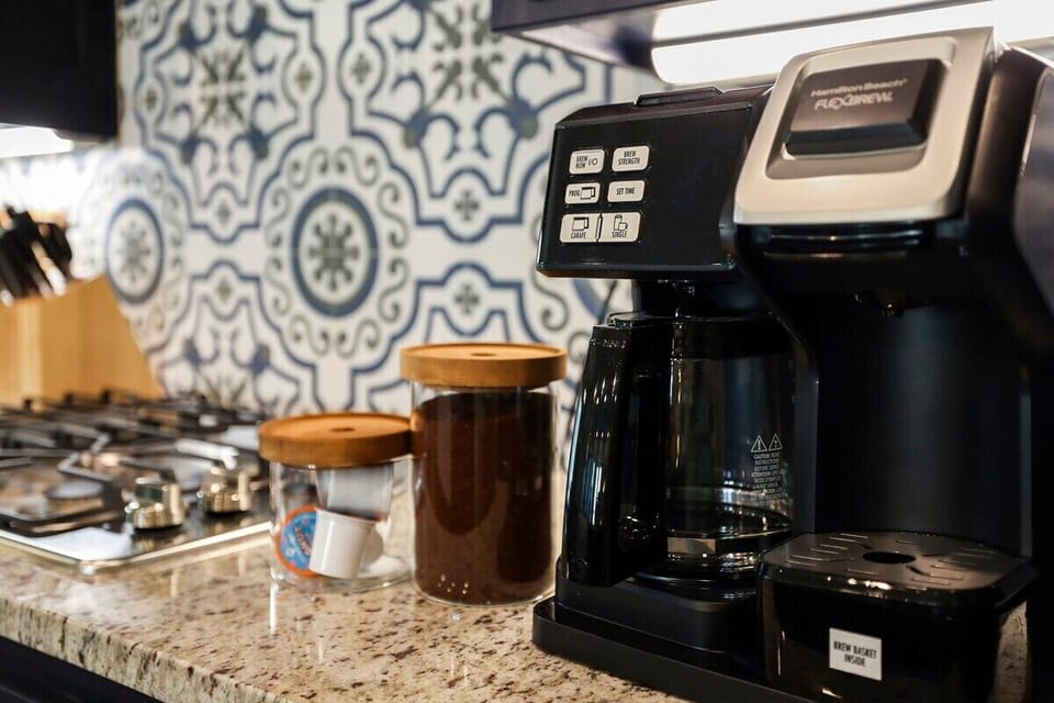Our coffee corner has everything you need to create the perfect cup.