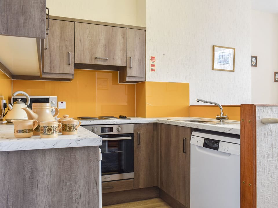 Kitchen area | Whitby Apartment - The Old Schoolhouse, Commondale, near Whitby