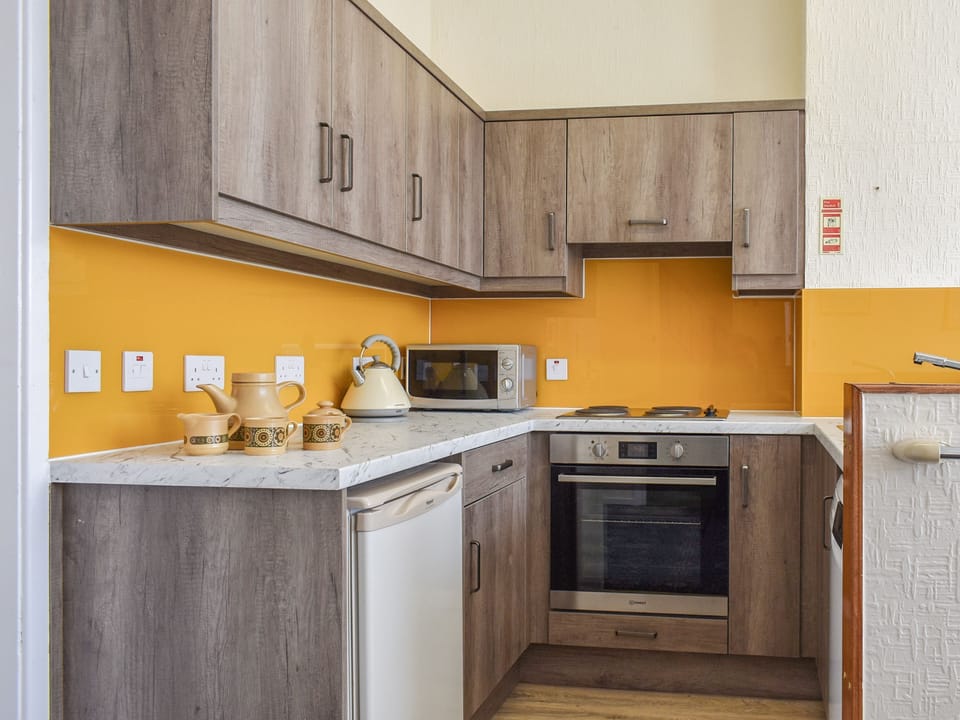 Kitchen area | Whitby Apartment - The Old Schoolhouse, Commondale, near Whitby