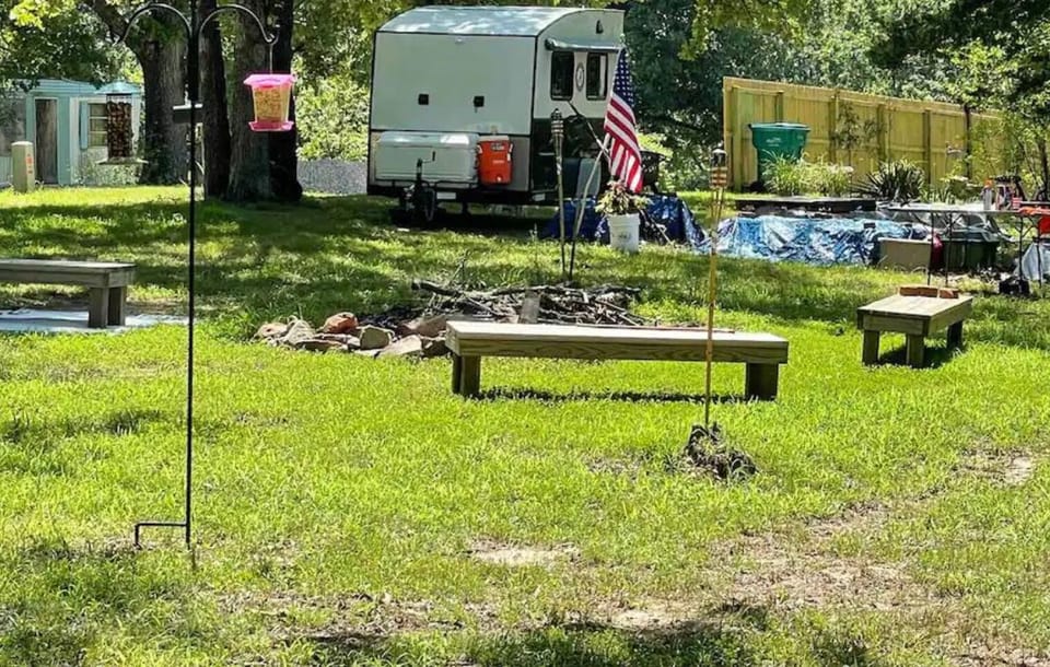 Photo of recent guest who brought this great little pull behind unit.