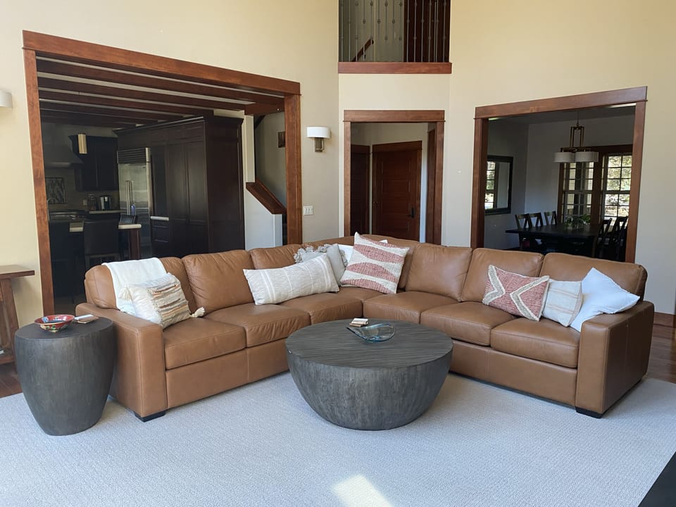 Large open living room 