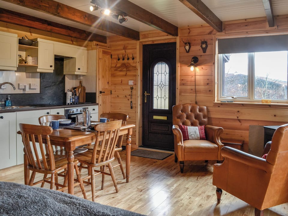 Open plan living space | Glenkens Lodge, Darly, near Castle Douglas