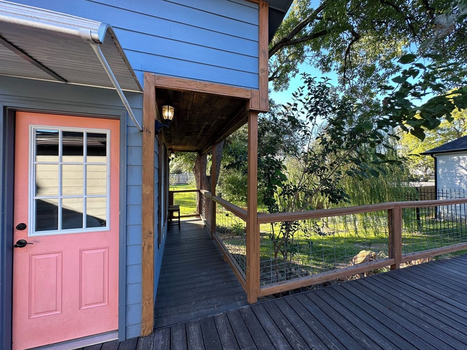 Private patio