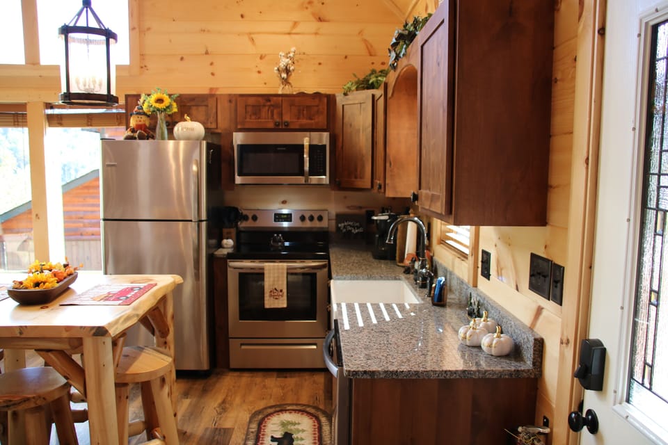All Stainless appliances and Granite countertops.  