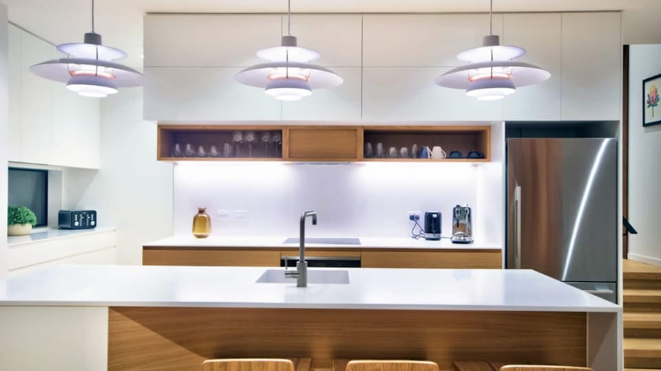 Kitchen with island bench