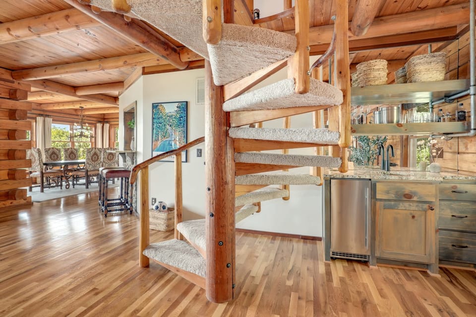 Stairs to second floor