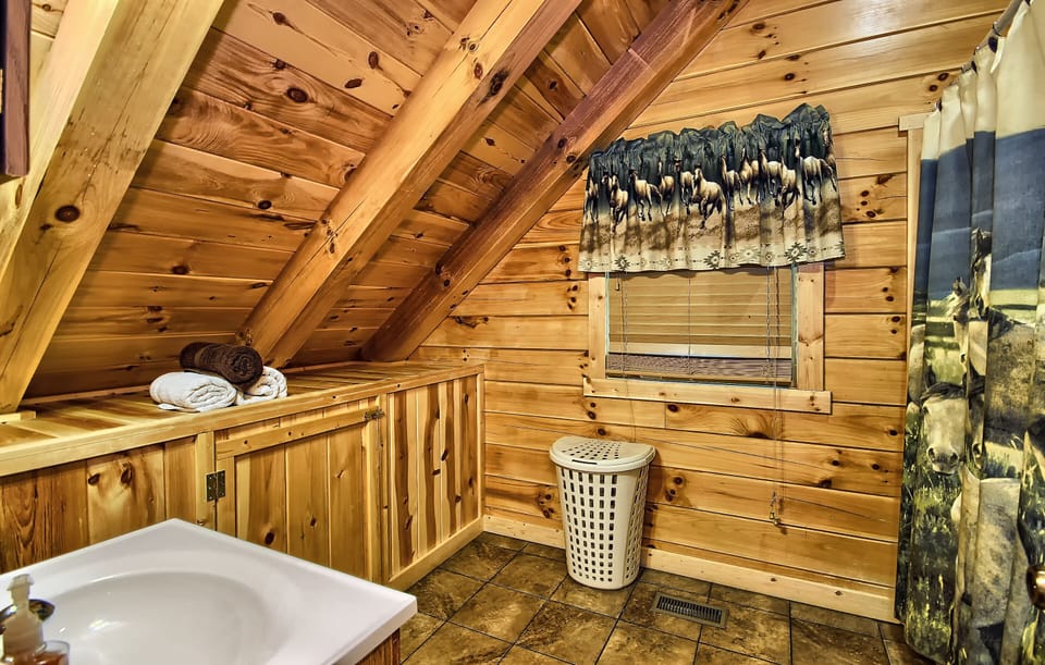 Full Bath 3, on Loft Level, with Shower Tub