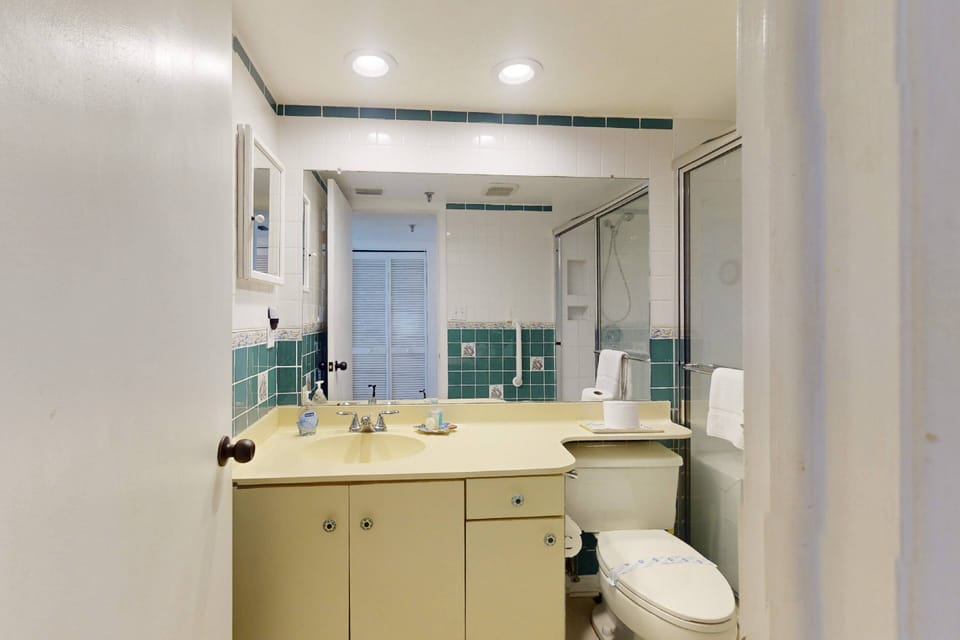 Bathroom with walk-in shower
