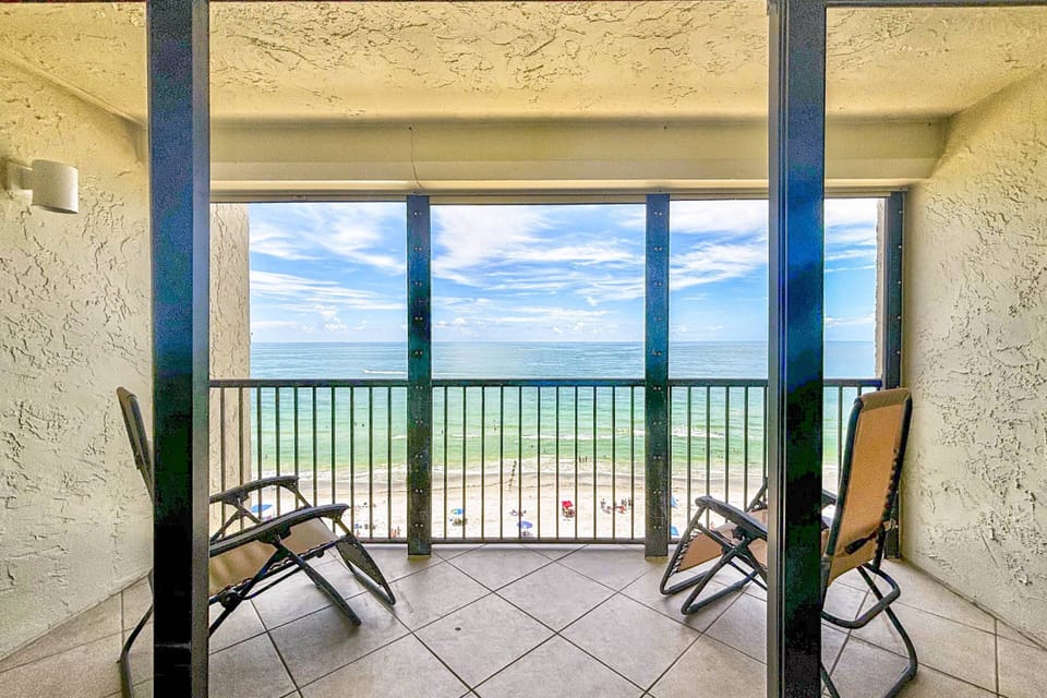 Kick back and listen to the waves on the private beachfront balcony