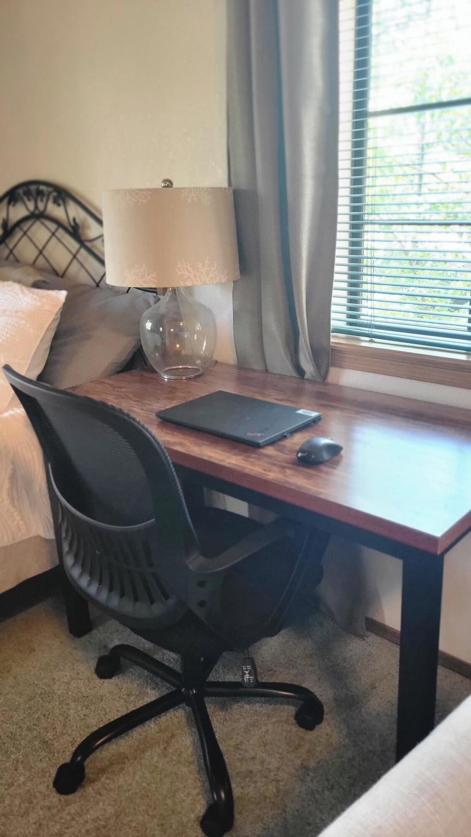 Computer Desk & Chair (Laptop & Mouse Not Included)