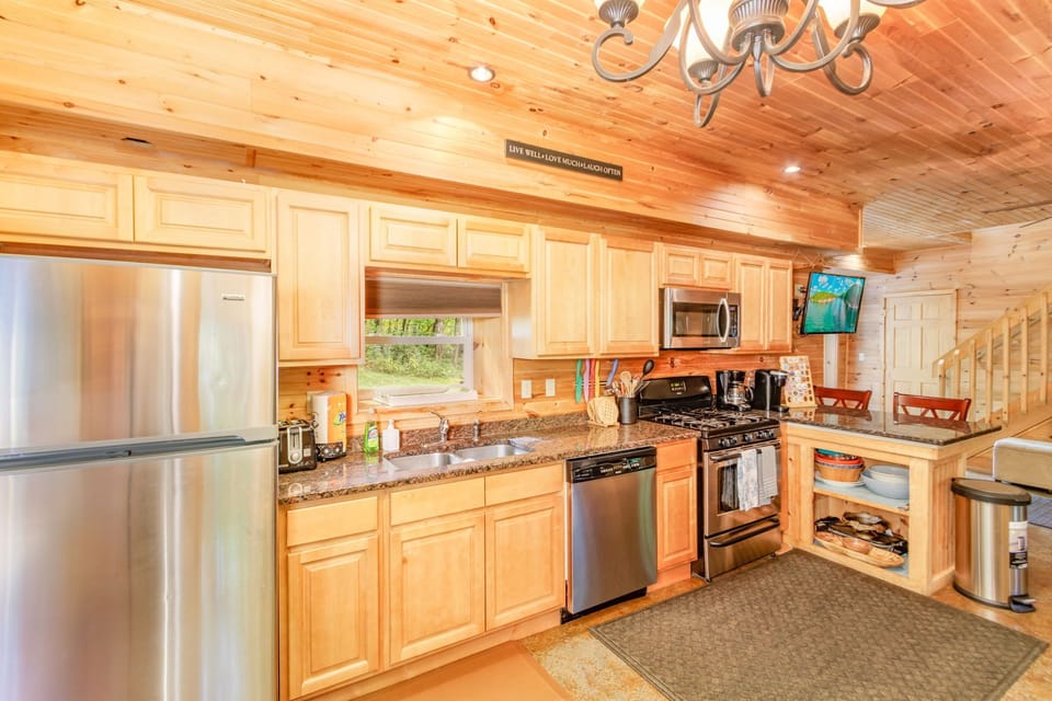 Well stocked kitchen