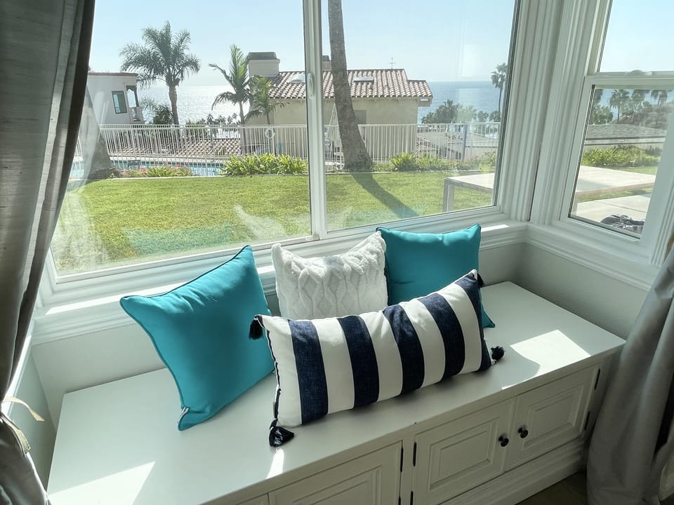 Reading nook.