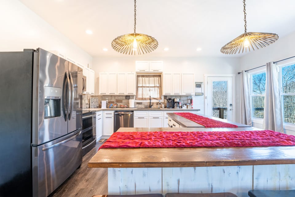 Open seating kitchen