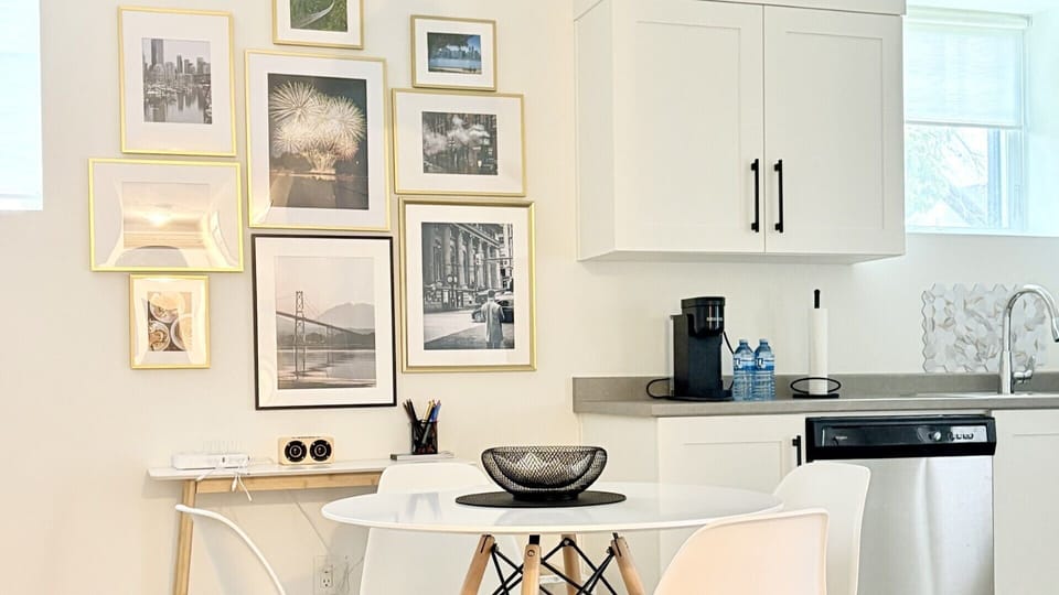 Stylish dinning, charging station & bluetooth speaker