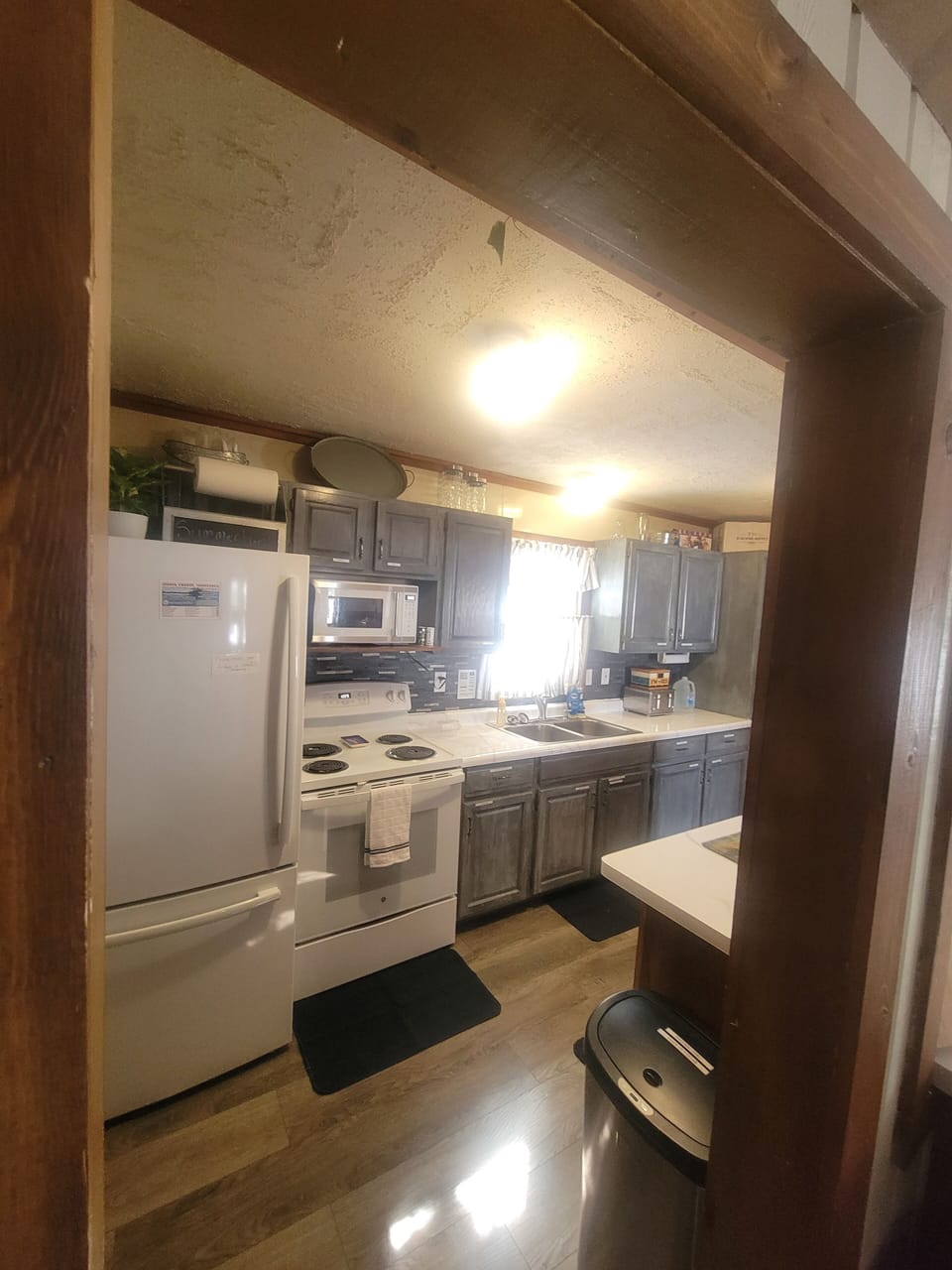 Kitchen with new appliances 