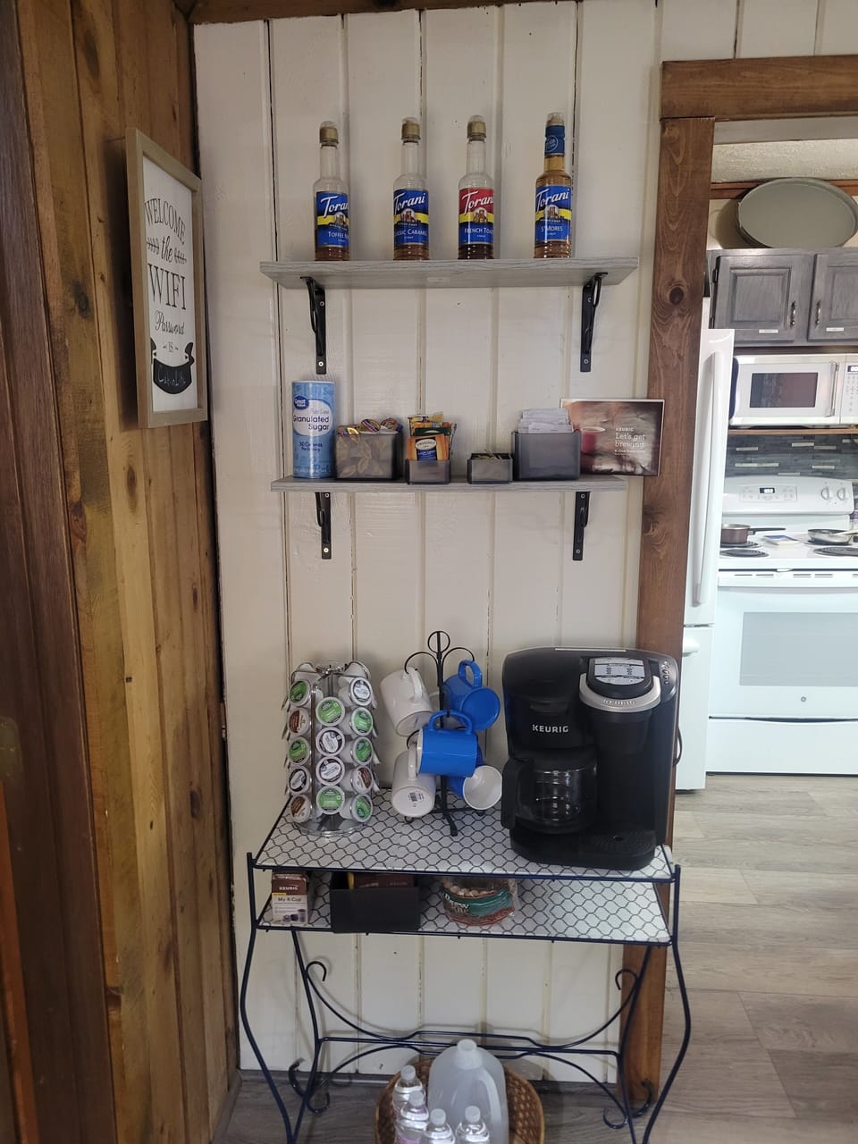 Did someone say coffee bar? Tea/hot chocolate too!