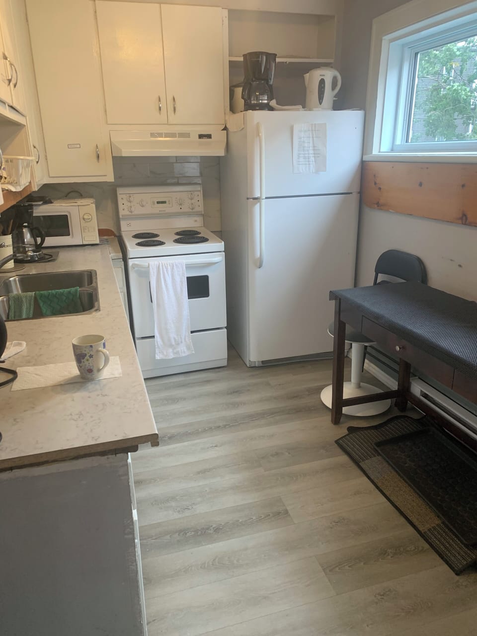 Microwave, oven, stovetop, toaster