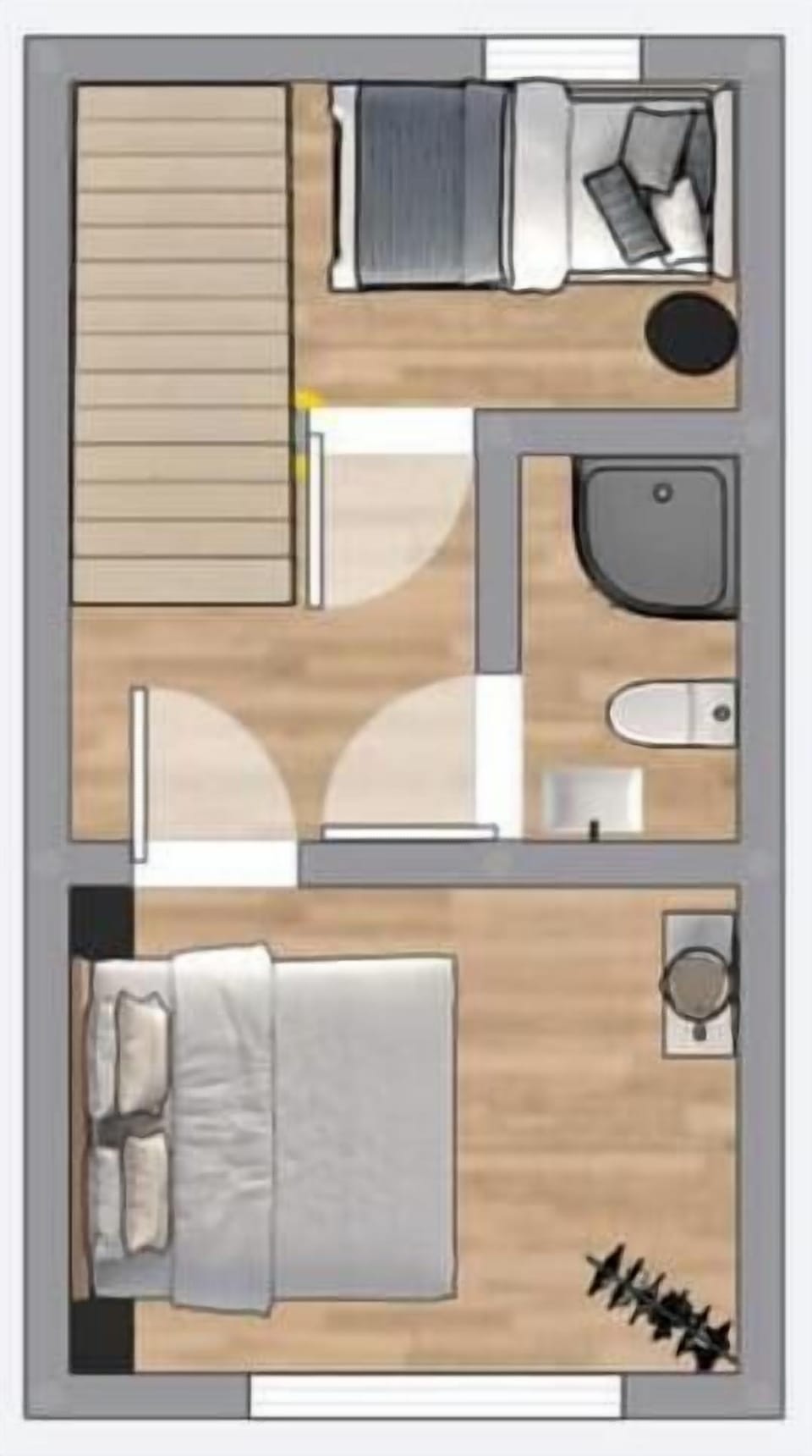 First Floor- Floor Plan of Blue Puffin Stays Short Lets & Serviced Accommodation 