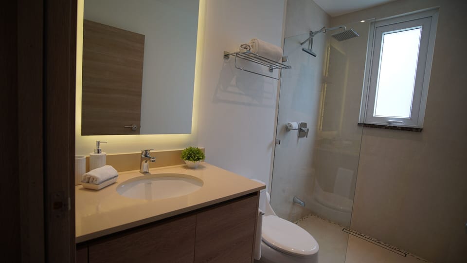 Guest Bath and Secondary Guest Room Bath.
