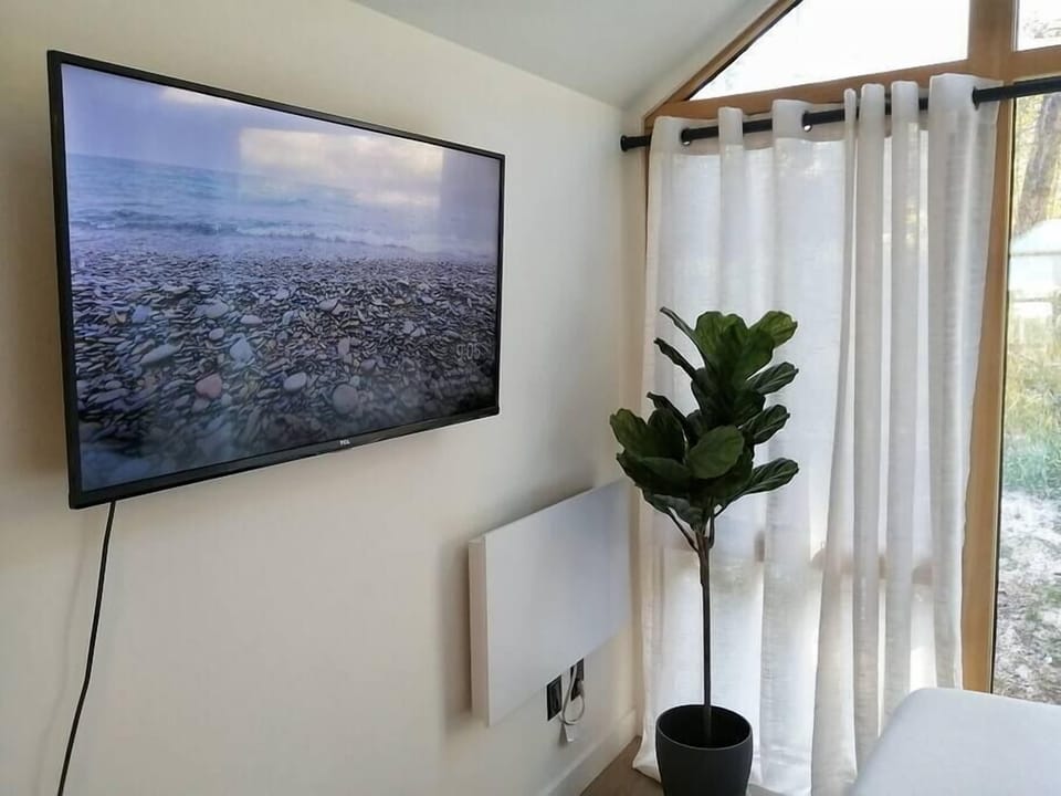 Smart TV in the bedroom.