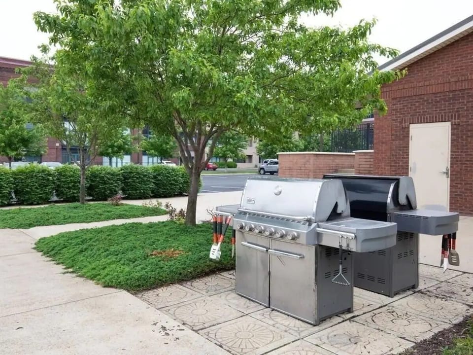 Grills onsite
