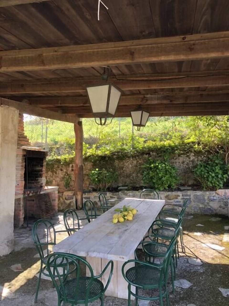 Large BBQ area