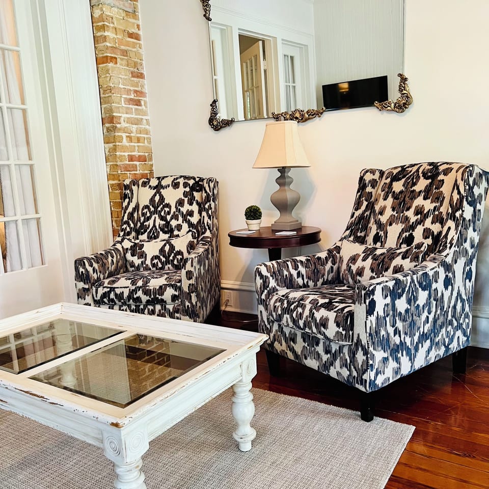 Seating area for watching televison