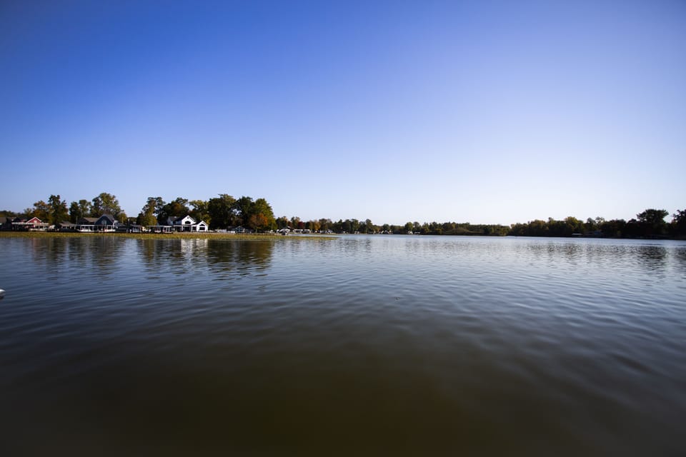Beautiful northeast view of the lake from the patio.