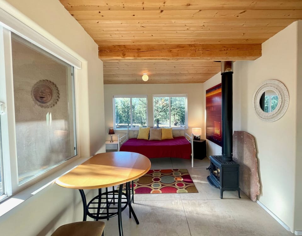 Another view of the living area from the kitchenette.